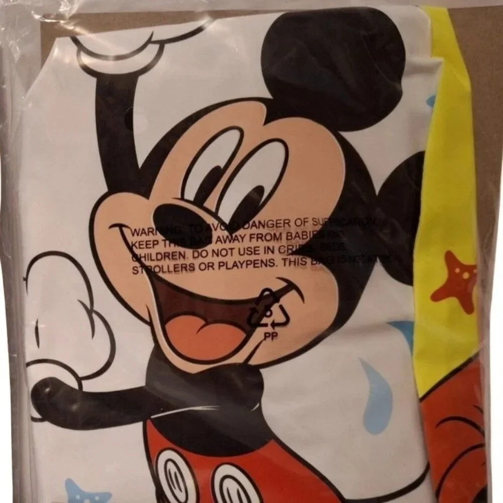 Disney Mickey Mouse & Donald Duck Kids Swim Tube Pool Float Ring Ages 3-6 NEW